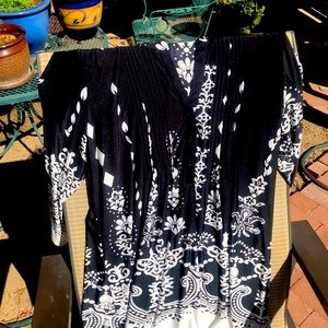 Dressy blouse.  Comfortable yet elegant.